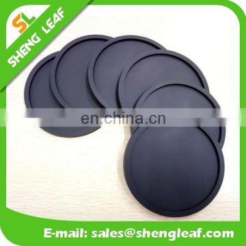 Rubber cup pad coaster with custom printing