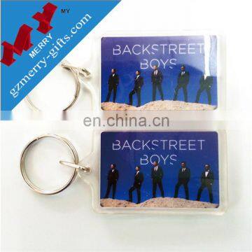 Souvenirs custom blank acrylic keychain