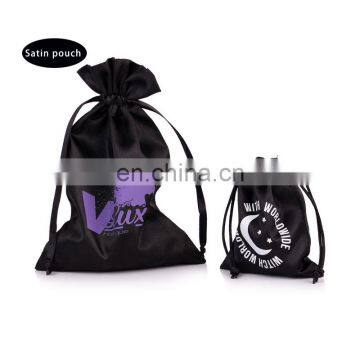 Cheap Silk Drawstring Satin Bag With Logo Printing ,Gift Satin Bag photo-3