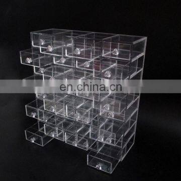 Custom Plexiglass Acrylic Plastic High Quality Makeup Organizer Cosmetics Receive Ark photo-3