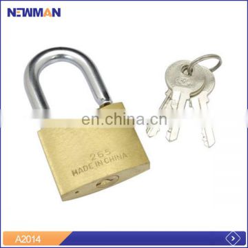 custom polished china brass padlock