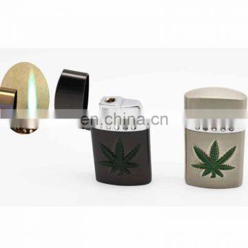 Business man metal windproof butane gas lighter for smoking