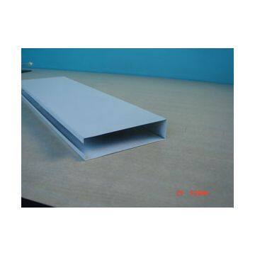 Art Gallery Curtain Wall Aluminum Square Pass Silver Grey Supply photo-3