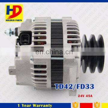 FD33 Alternator For Nissan TD42 23100-11T18 24V 45A