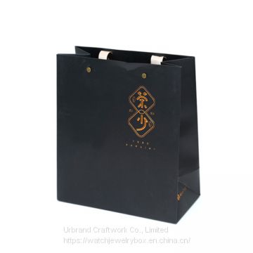 Simple Fashion Design Paper Accessories Packaging Bag High Quality Kraft Paper Bag With Handle