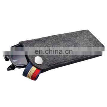 Red Color Glasses Display Bag Sunglasses Storage Organizer Felt Eyewear Pouch photo-2