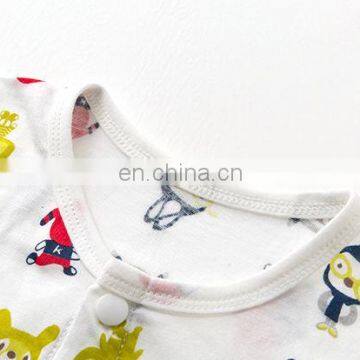 2018 Fashion Organic Baby Body Suit Children's Short Sleeve Toddlers Rompers photo-2