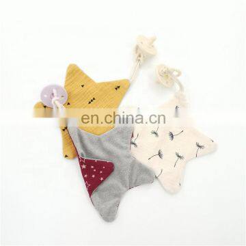 Hydrophilic Terry Velvet Muslin Baby Girl Boy Bib Weaning Cloth Teether Blanket photo-5