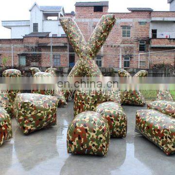 Wholesale Laser Tag Paintball Bunker Equipment Inflatable Camouflage Barriers Bunkers For Sale photo-3