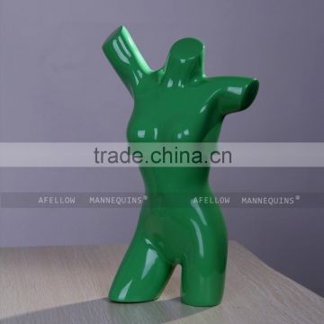 Green color Mannequin fiberglass Jewellery Stand