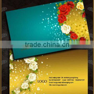 printed clear plastic/paper business cards