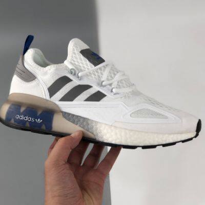 Adidas Originals ZX 2K Boost in White/Black For Sale