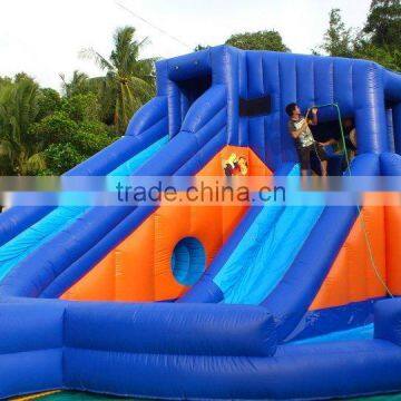 Hot sell inflatable water slide/inflatable pool slide/double slide