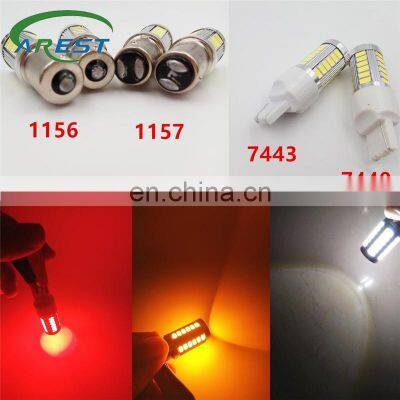 2PCS 12V BA15S P21W 1156 1157 /T20 7440 7443 W21 WY21W 5630 5730 33SMD Car Use Led Turn Lamp Tail Signal Lights Auto Brake light