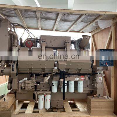 Water Cooling 12 Cylinders 1007KW 1900rpm 38L Diesel Marine Engine for KTA38-M