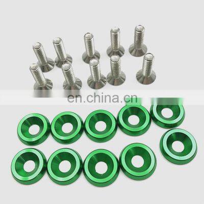 Racing Car aluminum fender flare bolts