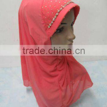 A535 Popular hand Beaded SCARF HIJAB arab HIJAB