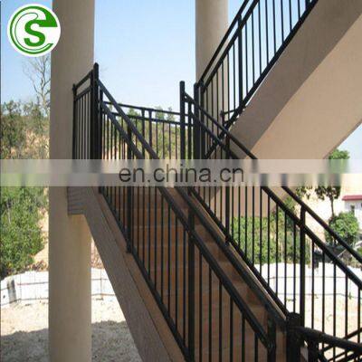 Long life outdoor metal stair rail