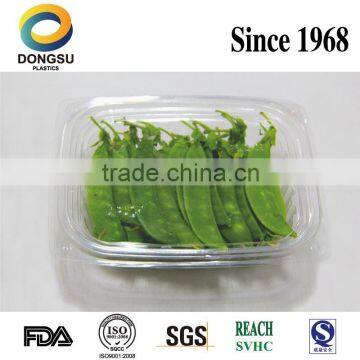 Newest China Disposable plastic takeaway box for vegetable. competitive price and high quality for wholesale .