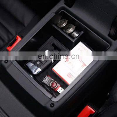 Interior Accessories Parts Silicone Armrest Rest Storage Box Center Control Console Organizer Tray For VW Arteon 2017-2020 photo-4