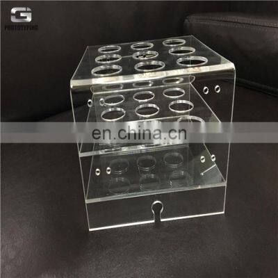 cnc precision plastic prototype acrylic comparent machining parts cnc aluminum parts