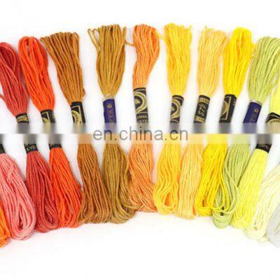 Crochet 8m per Skein 26s/2 Cross Stitch Embroidery Thread for Cross Stitch Material Thread Chinese Embroidery Thread