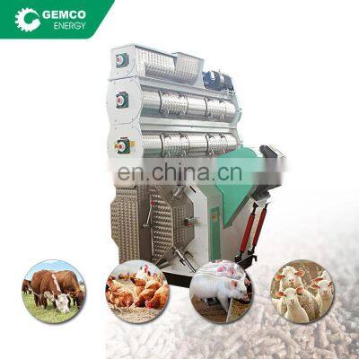 GEMCO factory price granulated cattle cow chicken manure fertilizer making machine organic fertilizer pellet mill press