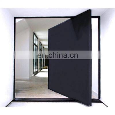 Custom Size Veneer Solid Core Wooden Interior Modern Pivot Entry Doors
