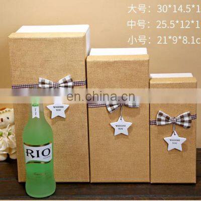 Business Hardcover Kraft Paper Packaging Box Heaven and Earth Cover With Hot Stamping Printing Packing Box Paper photo-3
