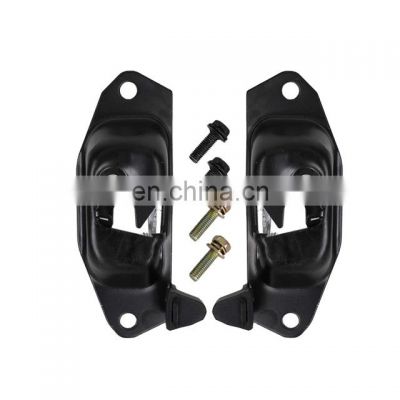 Left & Right Pair Tailgate Latch Lever with Striker Bolt for 1999-2007 Chevy Silverado Avalanche GMC Sierra