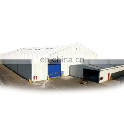 High Strength Quality Prefab Galvanized Structural Steel Buildings Fabrication For Warehouse Round