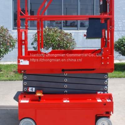 Self-propelled Electric Scissor Lift Single and Double Work Platform photo-4
