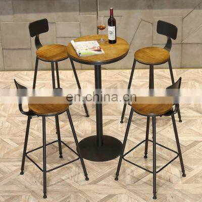 2021 High Quality Fashionable Metal Leisure Coffee Table Bar Table photo-2