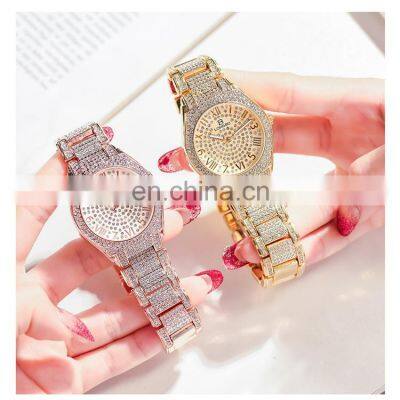 LONGBO 80667 Lady Watch Excellence Quartz Diamond Gold Stainless Steel Luxury Charm Watch For Women photo-4