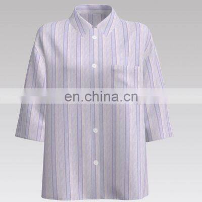 2022 New Arrival 100% Cotton Yarn Dyed Crepe Design photo-5