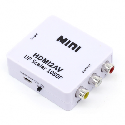 Высококачественный оптовый конвертер Mini HDMI2AV формата 1080p