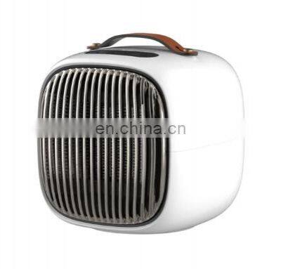 Desktop handy mini PTC heater  electric portable easy home quiet fan heater