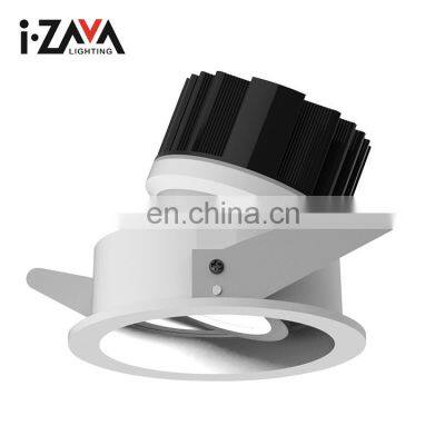 Industrial Mini Size Ceiling Recessed Mount Narrow Beam Indoor Bedroom 10 12 Watt Cob Led Spot Light