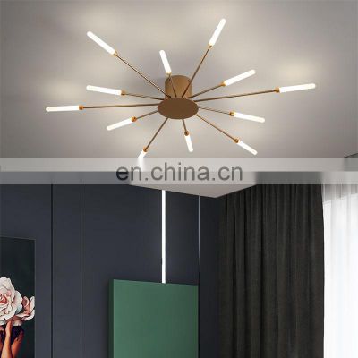 New Creative LED Ceiling Lamp for Living Room Dining Bedroom Home Decor Chandelier Modern Gold Or Black Pendant Light