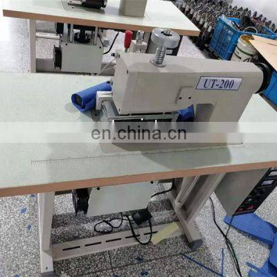 UT200 Changzhou Industrial Synthetic Fabric Flower Embroidery Ultrasonic Embossing Welding Machine photo-2