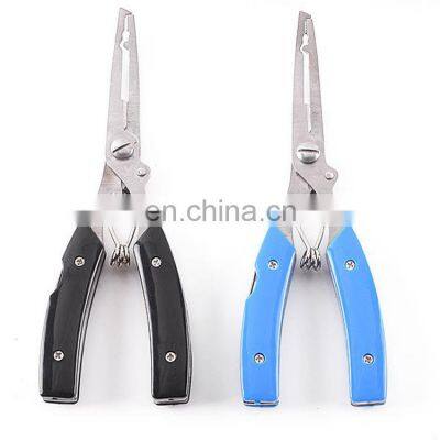 New Design NINJA PRO NP681 Lure pliers Stainless steel material plastic handle fishing tongs with a small  knife