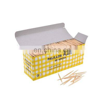 Eco-Friendly Bamboo Toothpicks Box Wholesale Biodegradable Tooth Pick photo-4
