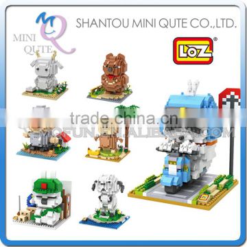 Mini Qute LOZ kawaii japanese MashiMaro rabbit cartoon damond block plastic cube building blocks bricks educational toy