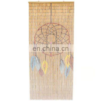 Vietnam Hot Sale Dream Catcher Bamboo Beaded Door Curtain100% nature beaded painted door curtain Wholesale