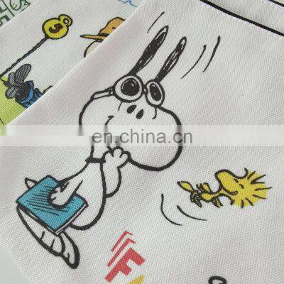 High Quality Recycle Custom Logo Blank White Waterproof Cosmetic Bag Lady Handbag Bag Pencil Pouch Wallet Coin Purse With Zipper photo-3