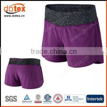 2016 moisture wicking dry rapidly fit ladies woman running shorts