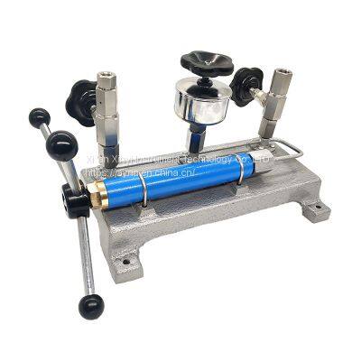 600 Bar Manual Controller Pressure Calibrators Handheld Pump Calibration Gauge photo-3