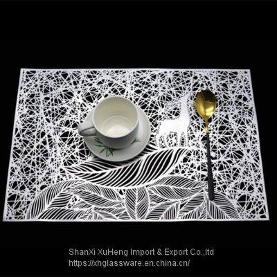 Rectangular Placemat Nordic Hollow Table Mat PVC Table Mat For Table Decoration Kitchen Accessories photo-2