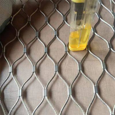 304 stainless steel rope net, invisible protective net, anti-falling net, zoo protective fence, wire rope buckle net