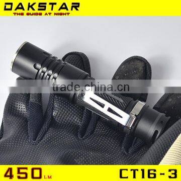 DAKSTAR CT16-3 XM-L U2 450LM AA or 14500 Mini Led Flashlight photo-5